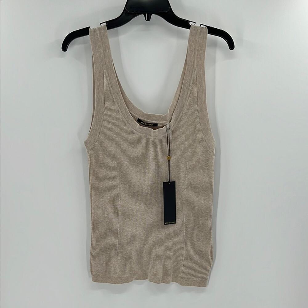 Kobi Halperin Women's Paris Sweater Tank Top - Tan Heathered - XL - NWT